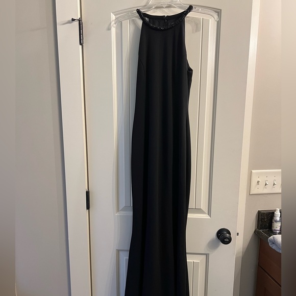 Lulu’s Girl in the Mirror Black Beaded Maxi Dress - Picture 8 of 9